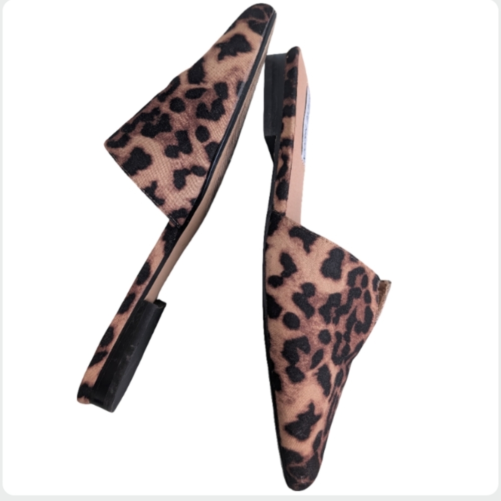 Steve Madden Ally Leopard Print Pointed Toe Flats… - image 8